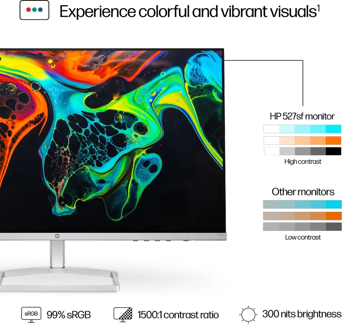 HP Series 5 527sf Full HD Monitor 27 inch - afbeelding 6 van 6