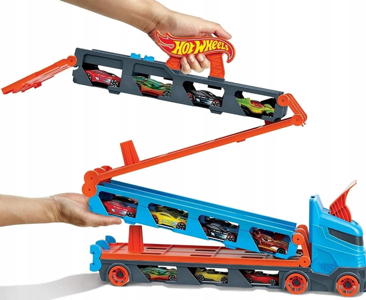 Hot Wheels Speedway Hauler Vrachtwagen Racebaan Opslag - afbeelding 3 van 5