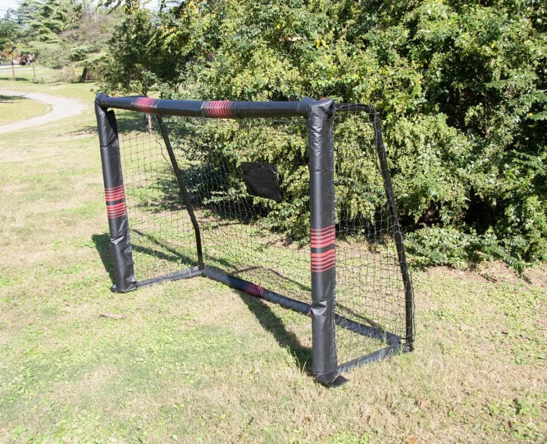 AWTools Voetbaldoel 180x120x60cm - Stalen constructie - Weerbestendig net