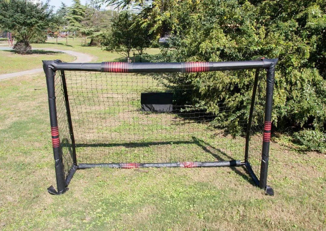AWTools Voetbaldoel 180x120x60cm - Stalen constructie - Weerbestendig net