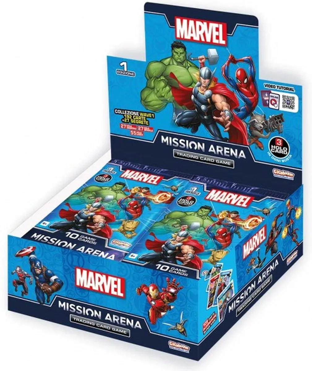 Marvel Mission Arena TCG Booster Display