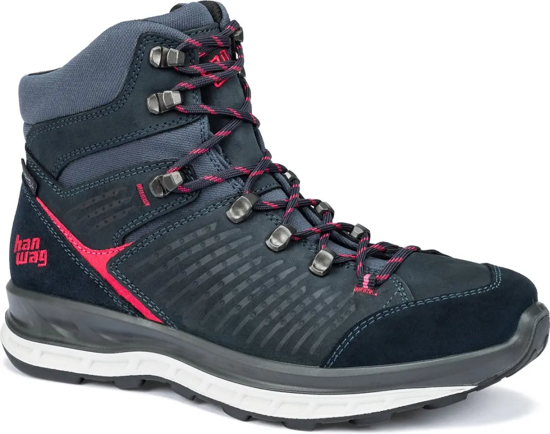 Hanwag Bluecliff Lady ES Wandelschoenen - 38 - Navy/Pink - afbeelding 2 van 3