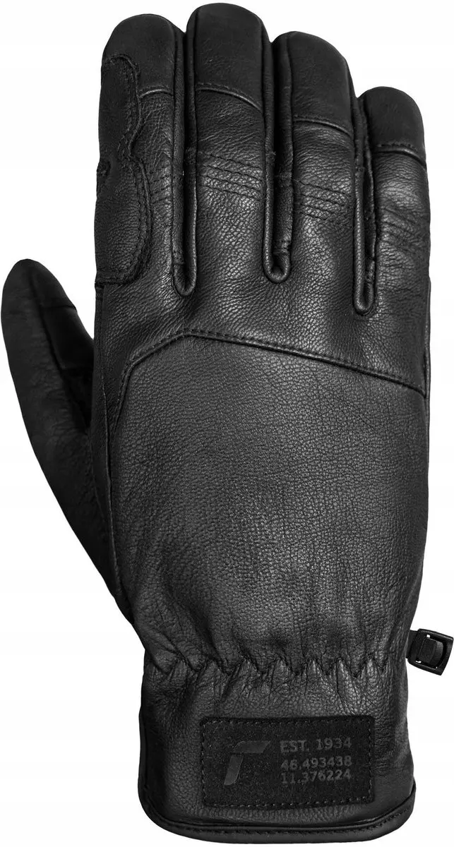Reusch Cooper Leder Skihandschoenen 8,5 M/L - Zwart