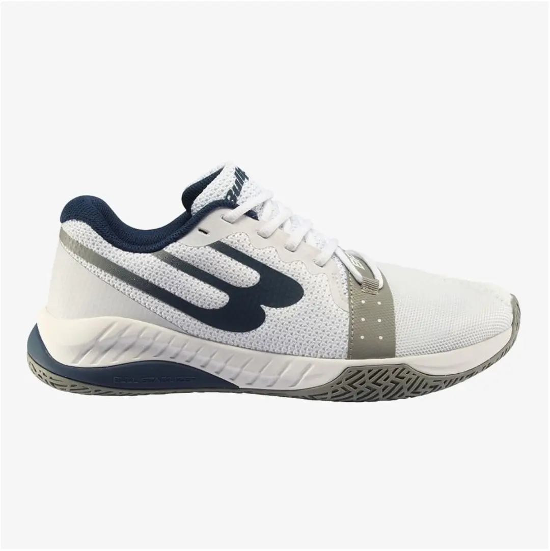 Bullpadel Comfort 23I Padelschoen Heren Wit Navy
