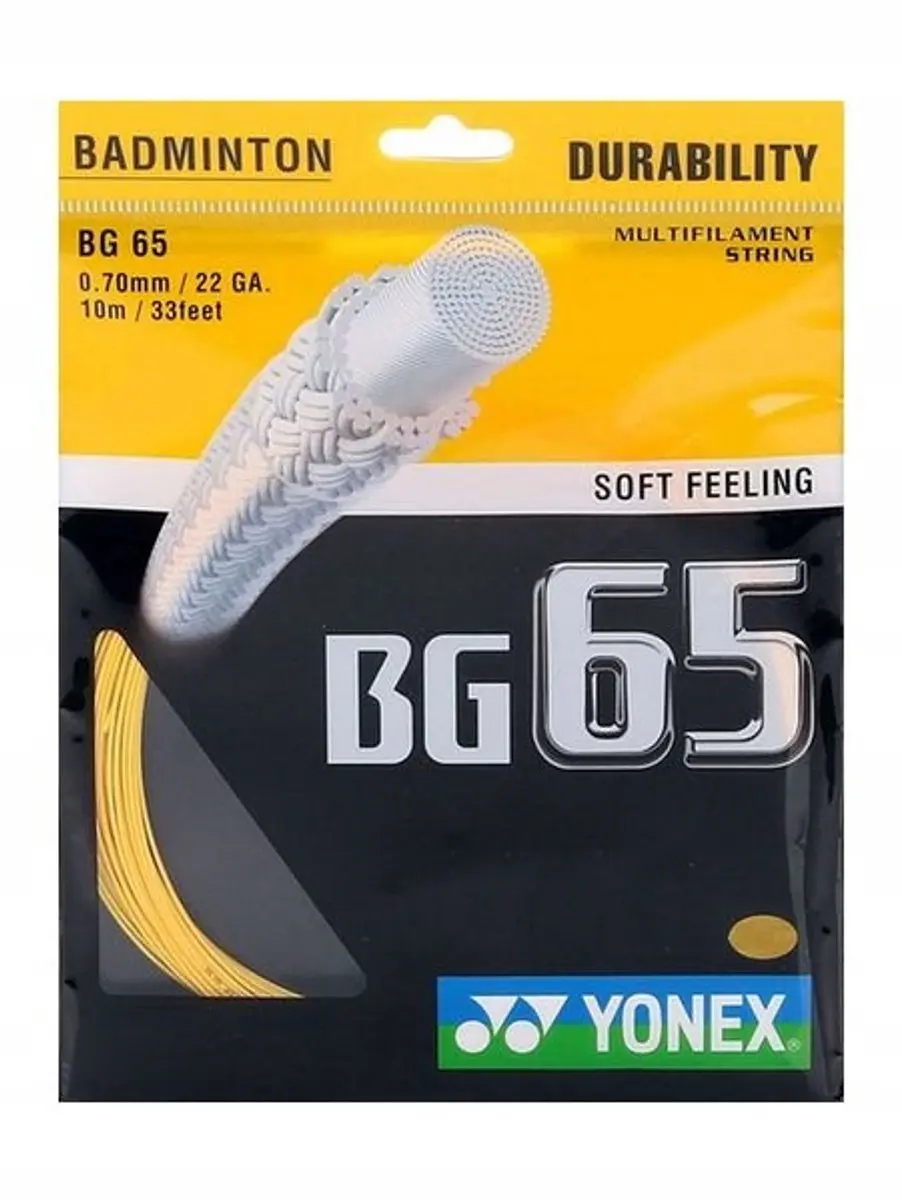Yonex BG 65 Badminton Snaar