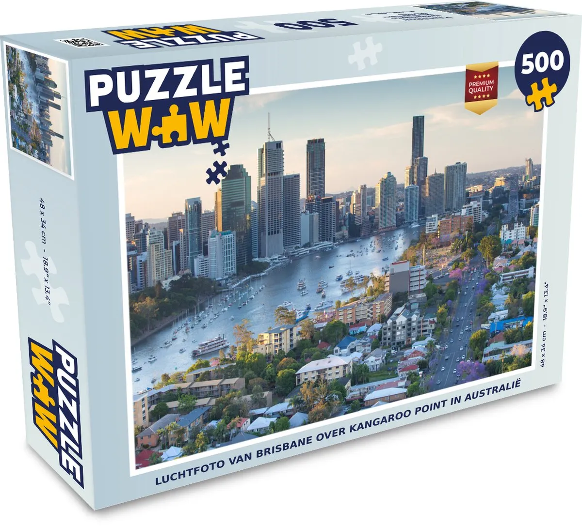 PuzzleWow Brisbane Kangaroo Point Luchtfoto