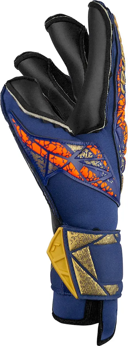 Reusch Torwarthandschuh Attrakt Duo Evolution - Blauw-goud - Maat 8
