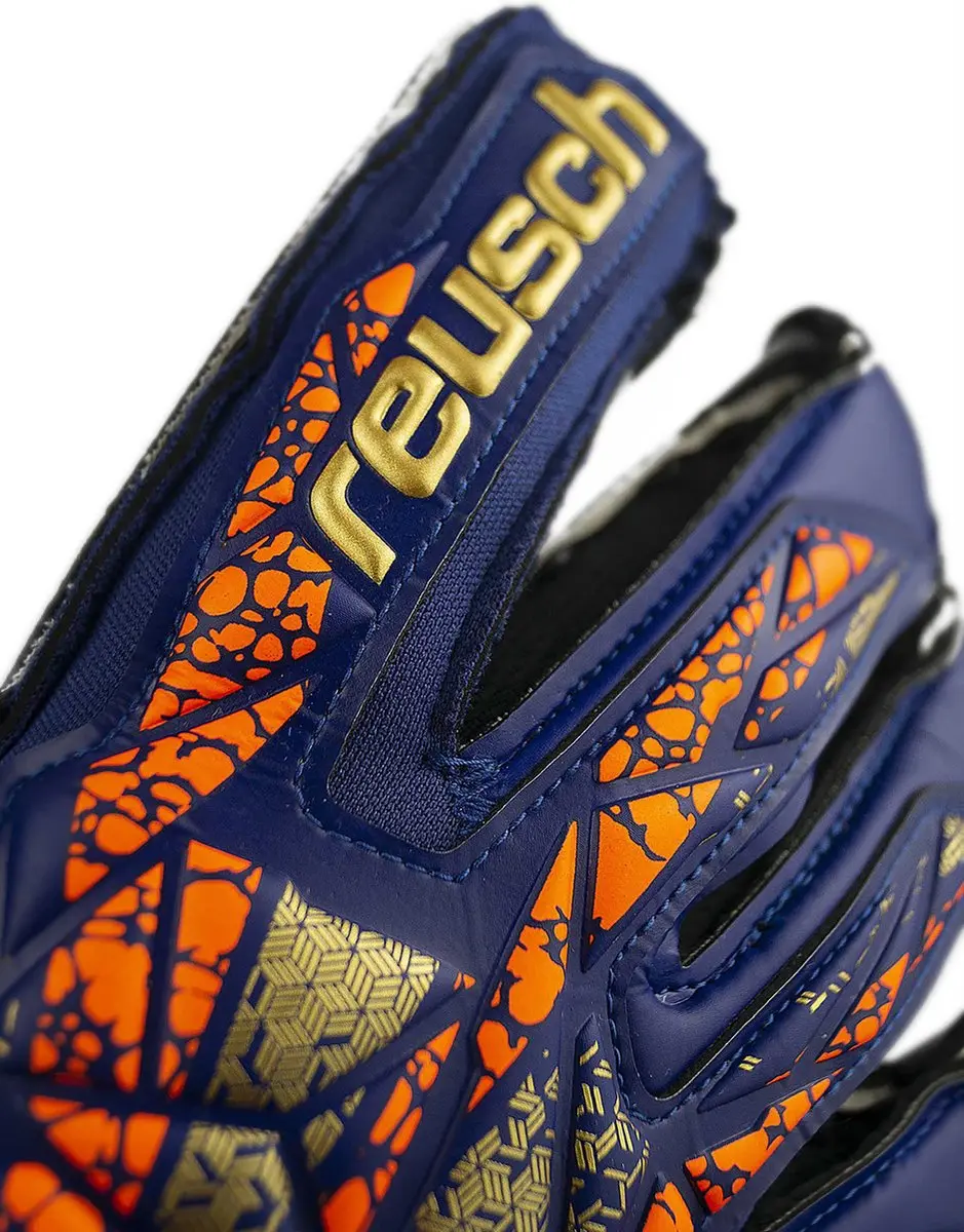Reusch Torwarthandschuh Attrakt Duo Evolution - Blauw-goud - Maat 8