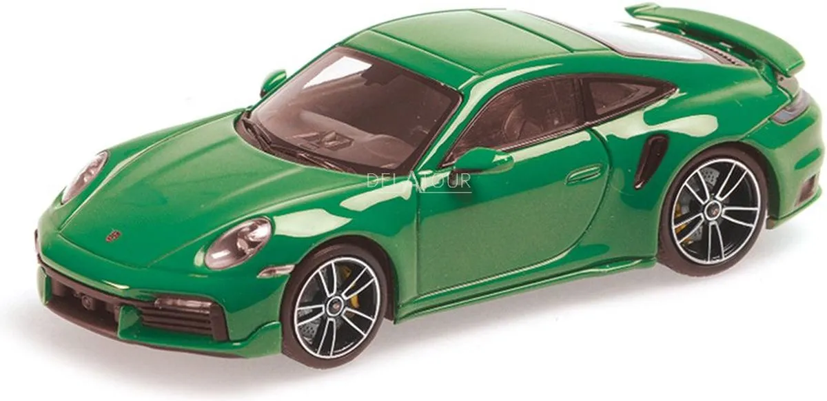 Porsche 911 Turbo S Sport Design 2021 - Minichamps 1:43 - Groen