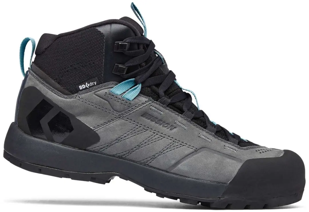 Black Diamond Mission Leather Mid Wp Approachschoenen Grijs EU 41 Vrouw