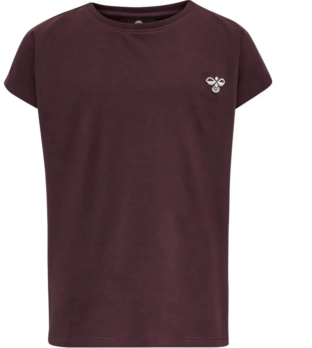 Hummel Kindertop Hmldoce T-shirt 122 - Fudge - afbeelding 5 van 6