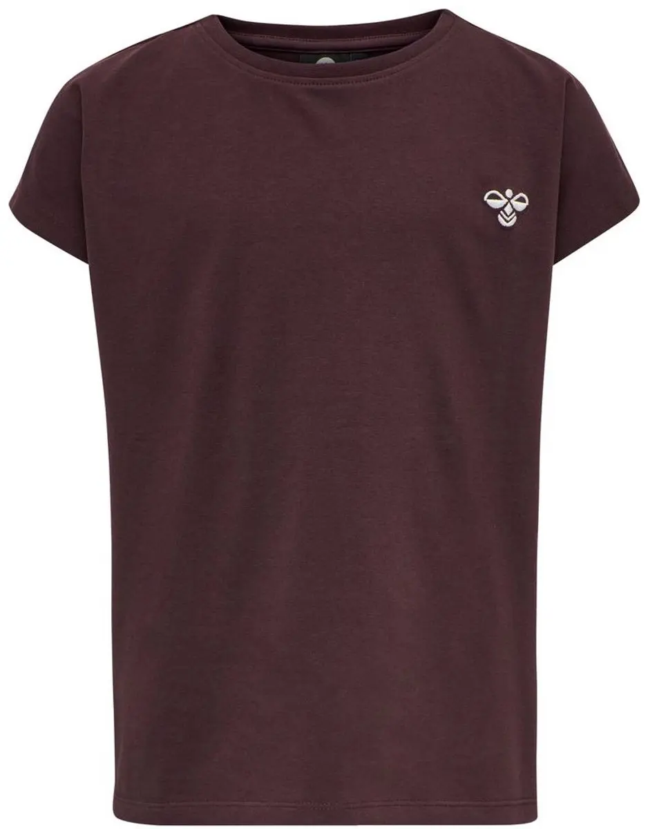 Hummel Kindertop Hmldoce T-shirt 122 - Fudge - afbeelding 2 van 6