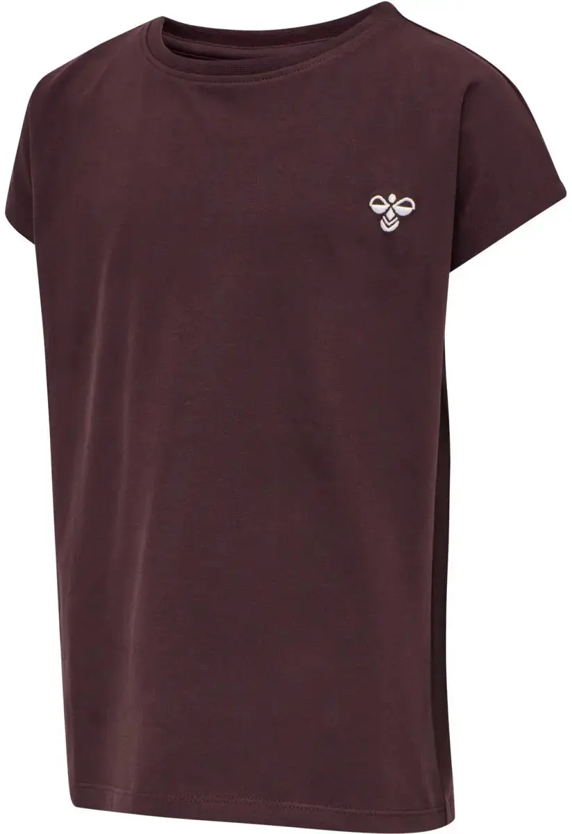 Hummel Kindertop Hmldoce T-shirt 122 - Fudge - afbeelding 3 van 6