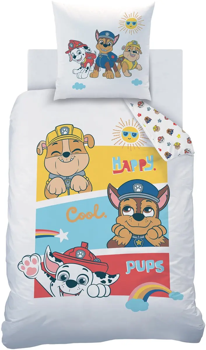 PAW Patrol Dekbedovertrek Happy