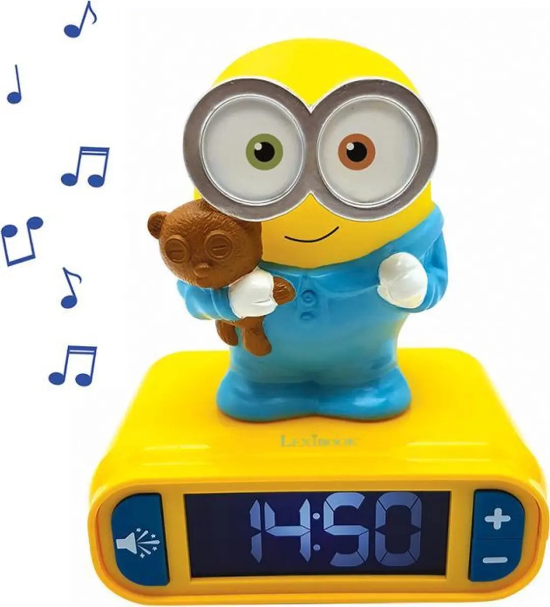 Minions Wekker Bob Nachtlampje Geel - AA - afbeelding 4 van 6