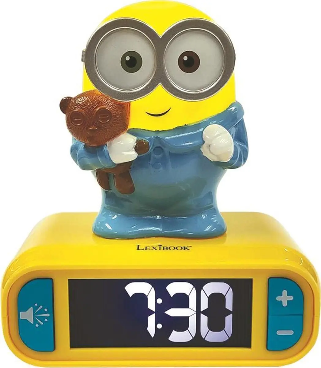 Minions Wekker Bob Nachtlampje Geel