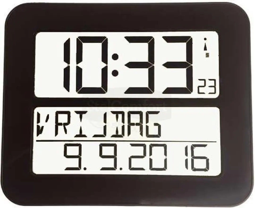 TFA Dostmann 60.4512.01 Digitaal Klok - Zwart - afbeelding 4 van 4