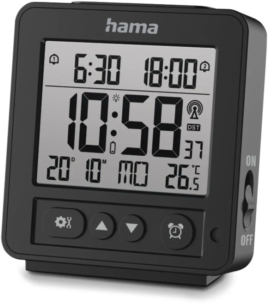 Hama Rhodos Radiogestuurde Digitale Wekker