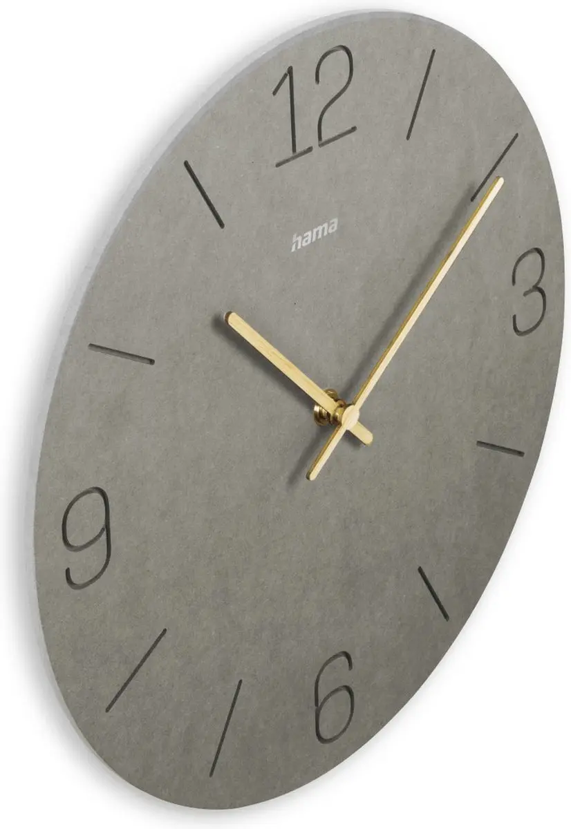 Hama Kreta Wandklok 30cm - Grijs - afbeelding 3 van 4