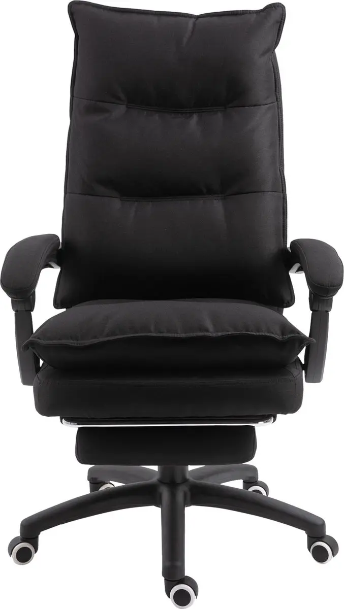 Vinsetto-Bürostuhl mit Massagefunktion-Polyester-70B x 62T x 120-130H cm-Schwar