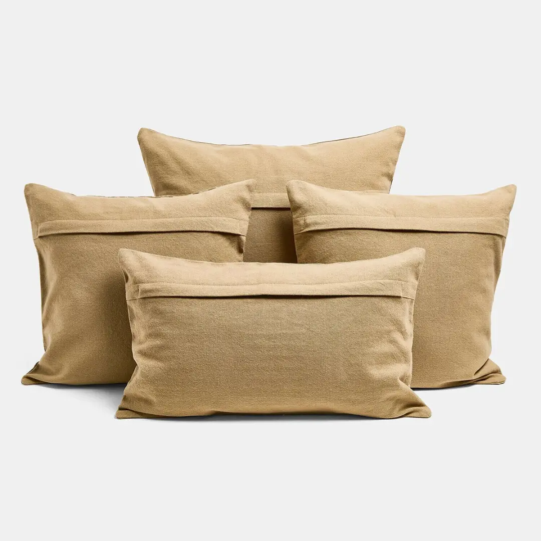 Loberon Kussenhoes Set 4 Stuks - bruin/beige - afbeelding 5 van 6