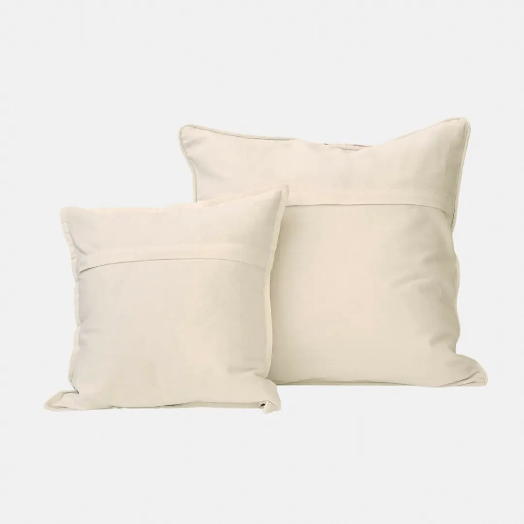 Loberon Kussenhoes Set 2 Stuks - Doravela Rood/Crème - afbeelding 4 van 6