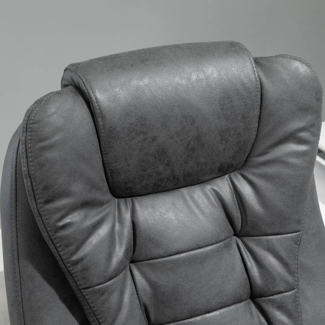 Vinsetto Massagebureau Stoel - 65x70cm - 111-119cm - Donkergrijs - afbeelding 2 van 6