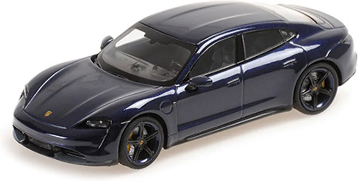 Porsche Taycan Turbo S 2019 Minichamps - 1:43 - Blauw