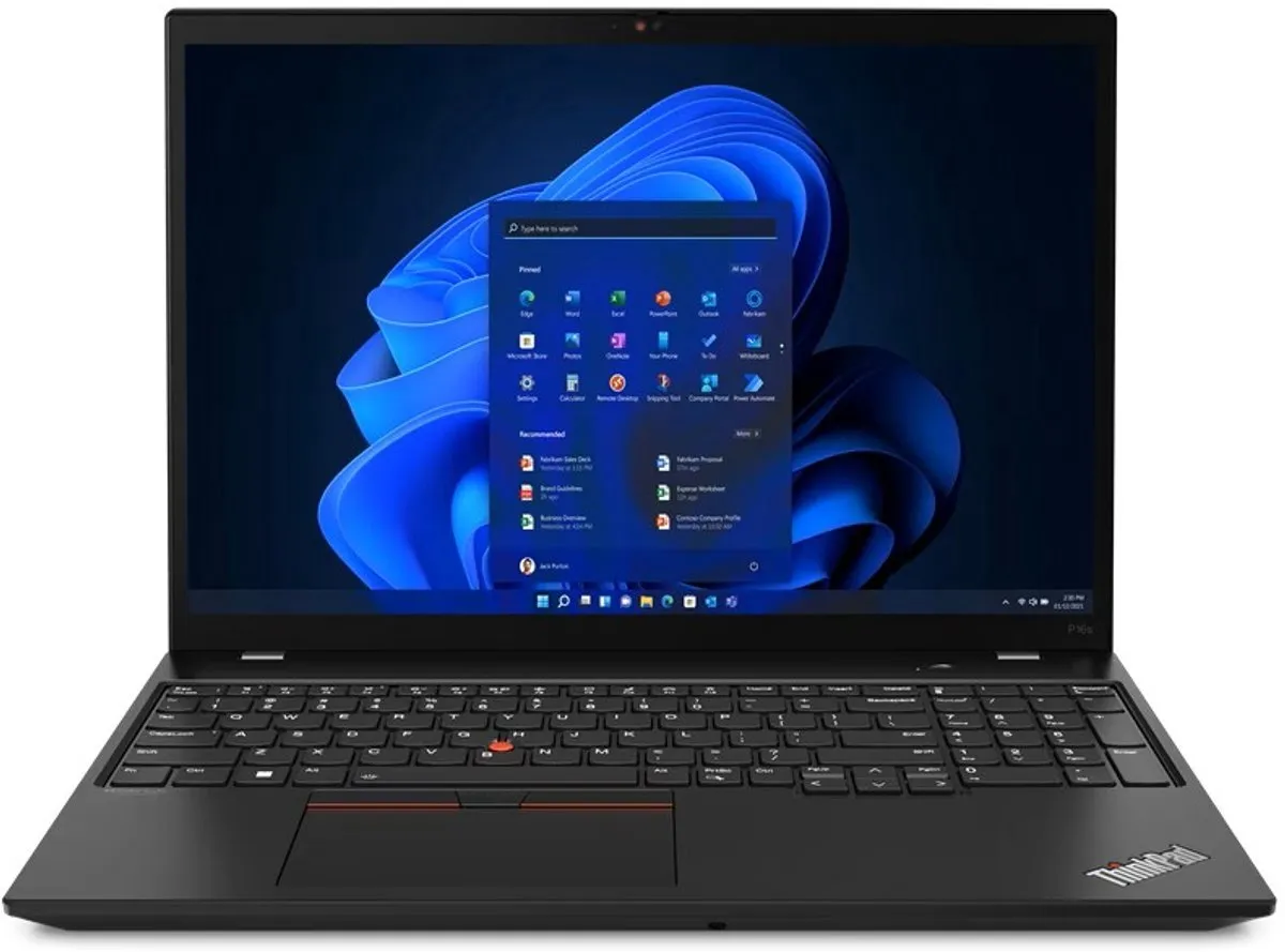 Lenovo ThinkPad P16s Gen 2 i7-1360P - 16GB 1TB RTX A500 - 16" WUXGA Zwart
