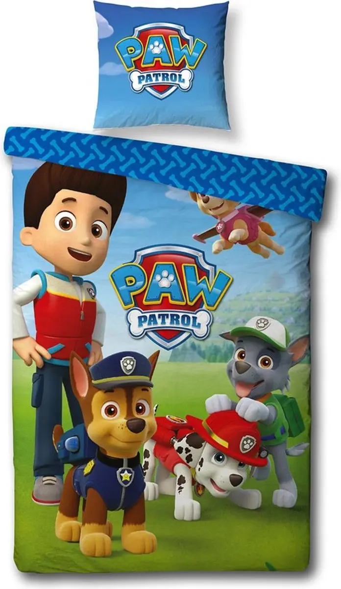 Paw Patrol dekbedovertrek Outside 140 x 200 cm