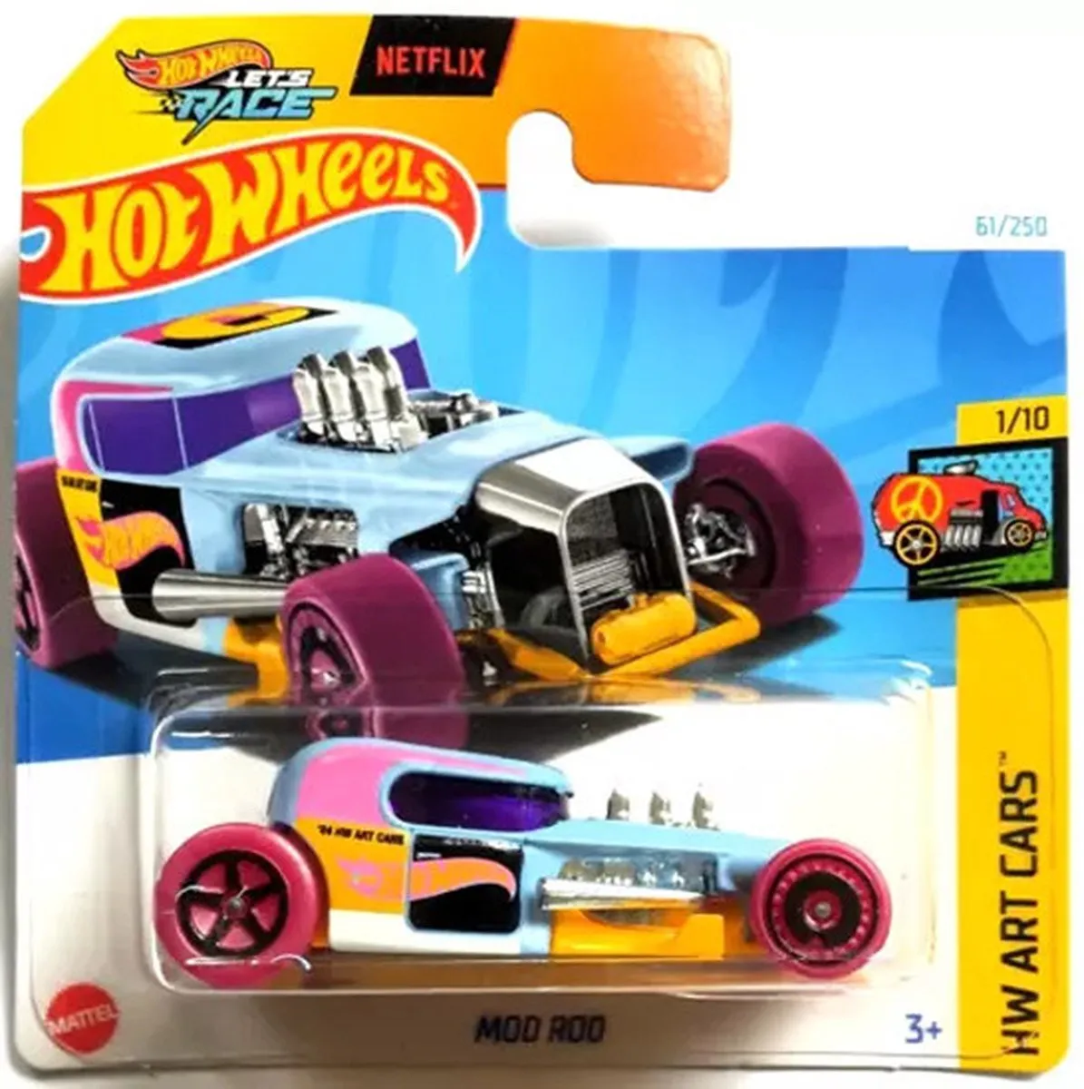 Hot Wheels Mod Rod Silber HW Art Cars 1:64 - 21A