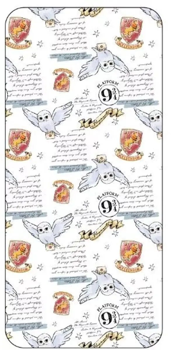 Harry Potter Hoeslaken Hedwig Eenpersoons 90x200cm