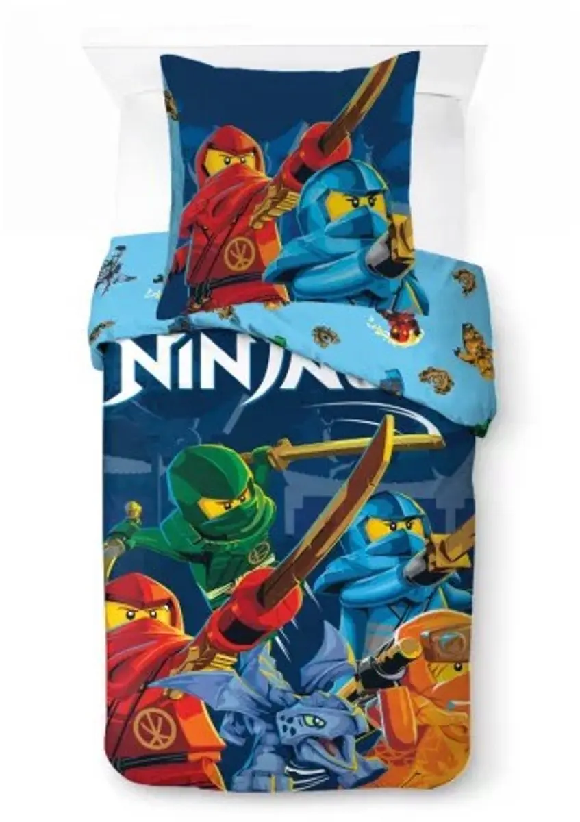 Lego ninjago dekbedovertrek 140 x 200 cm Wonders