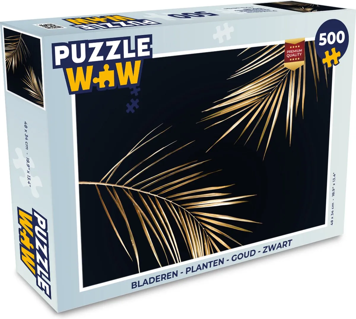 PuzzleWow Bladeren Puzzel 500 Stuks - Multicolor