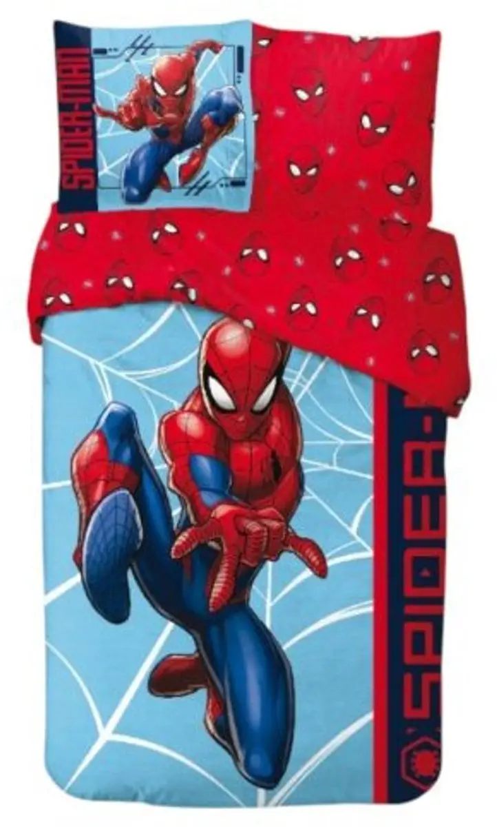 Spiderman Action Dekbedovertrek 140 x 200 cm