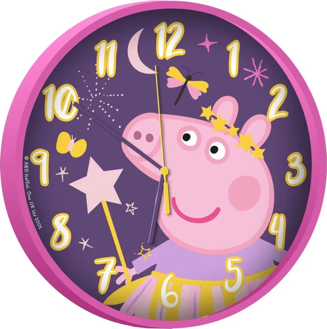 Nickelodeon Peppa Pig Wandklok 25cm