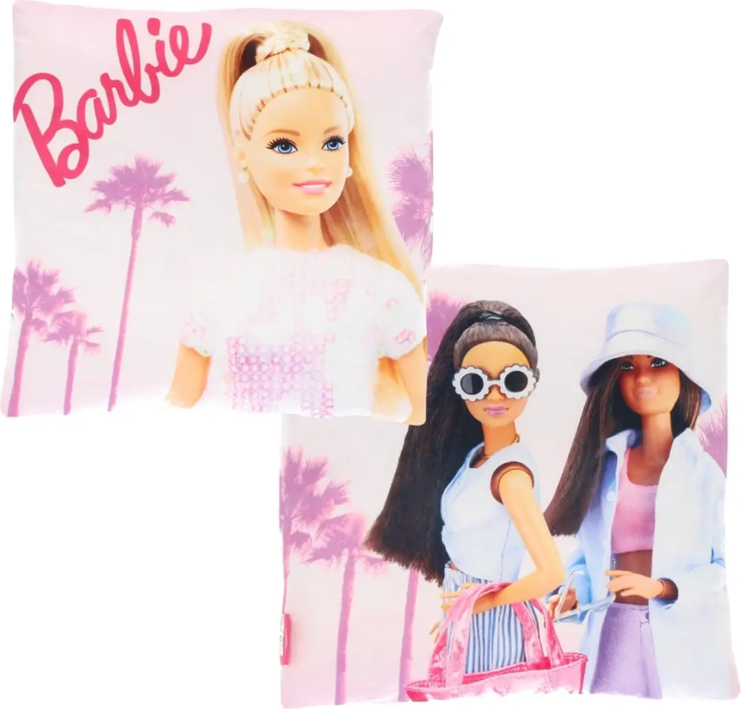 Barbie Kussen Roze - Kinderkamer - afbeelding 5 van 5