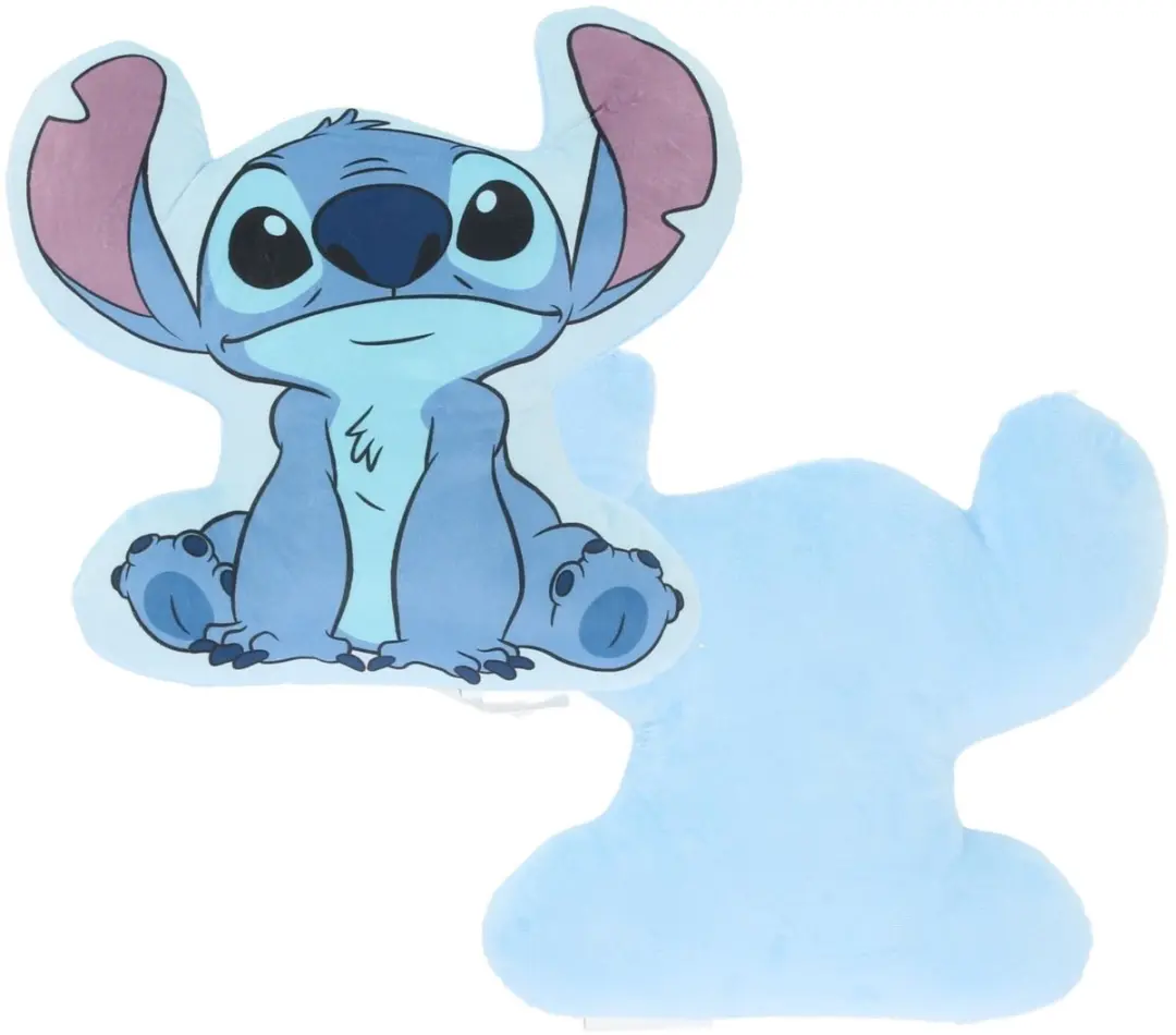 Lilo & Stitch Gevormd Kussen 35cm - Blauw - afbeelding 2 van 3
