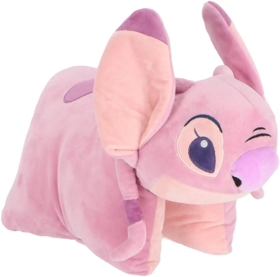 Spider-Man Lilo & Stitch 2-in-1 Knuffelkussen Roze