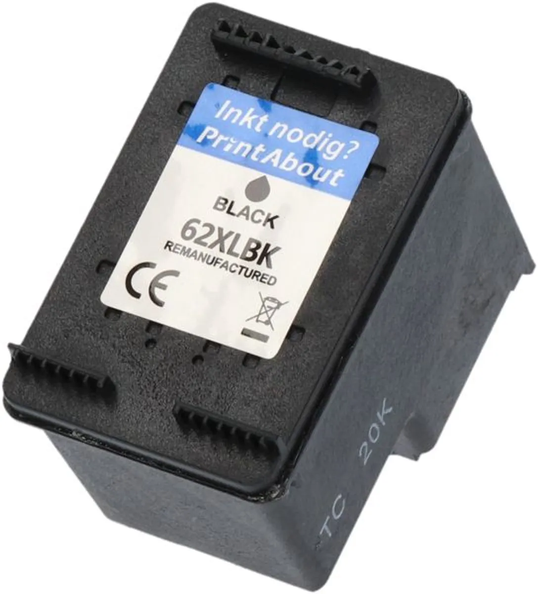 PrintAbout Inktcartridge C2P04AE Zwart - 19ml - o.a. HP DeskJet/Envy