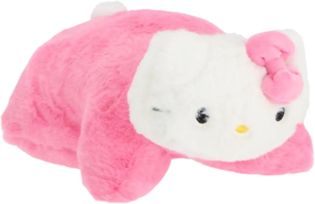 Hello Kitty 2-in-1 Knuffelkussen Roze - afbeelding 5 van 5