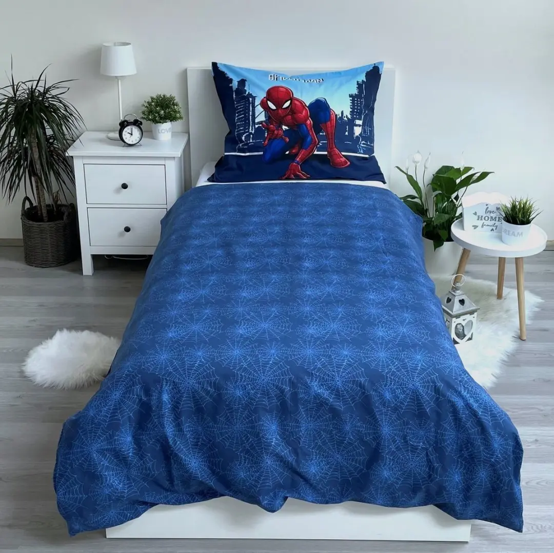 Spider-Man Dekbedovertrek Spider Sense - 140x200cm - Blauw - afbeelding 5 van 6