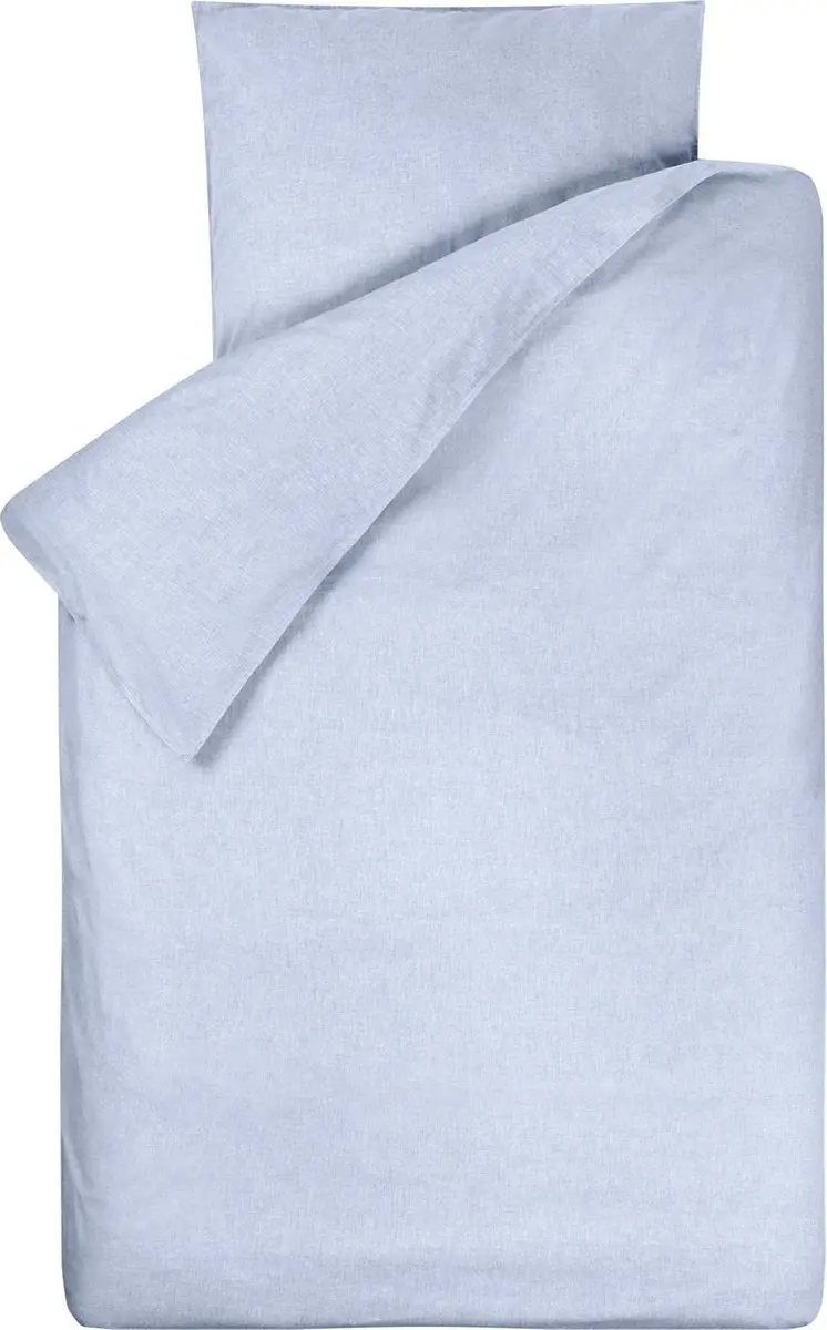 BINK Bedding Dekbedovertrek Bo Blue 1-persoons 140x200/220 cm (incl 1 kussensloo