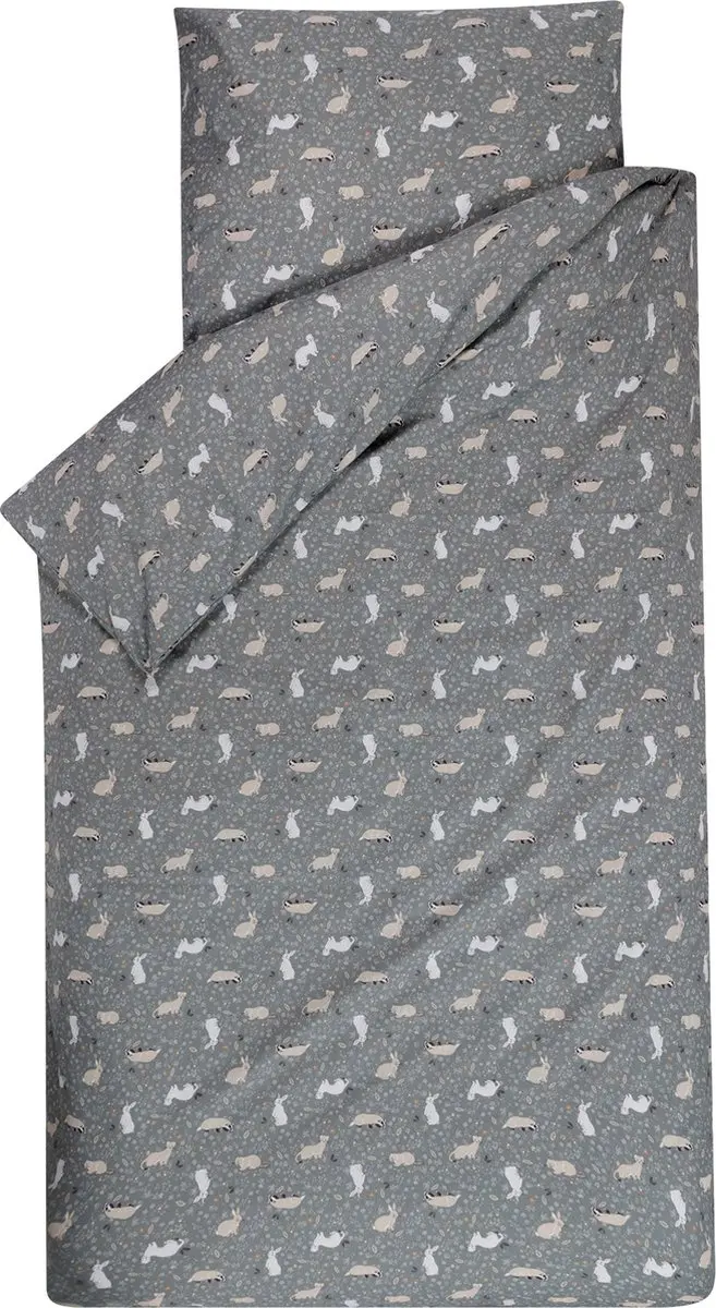 BINK Bedding Dekbedovertrek Bunny 1-persoons 140 x 220 cm