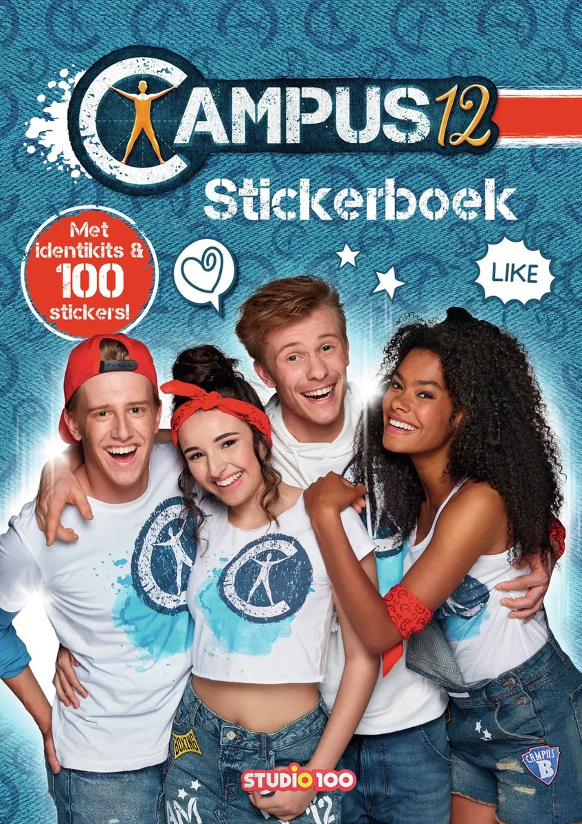 Studio 100 Campus 12 Stickerboek - Multicolor