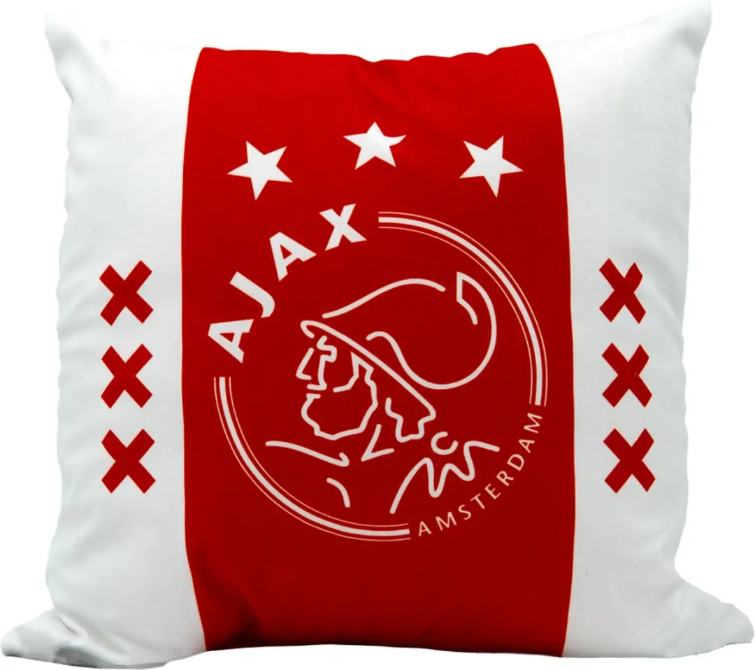 Ajax-kussen wit rood wit 40x40cm