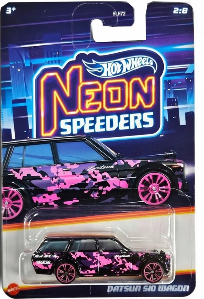 Hot Wheels Neon Speeders Datsun S10 Wagon HRW68