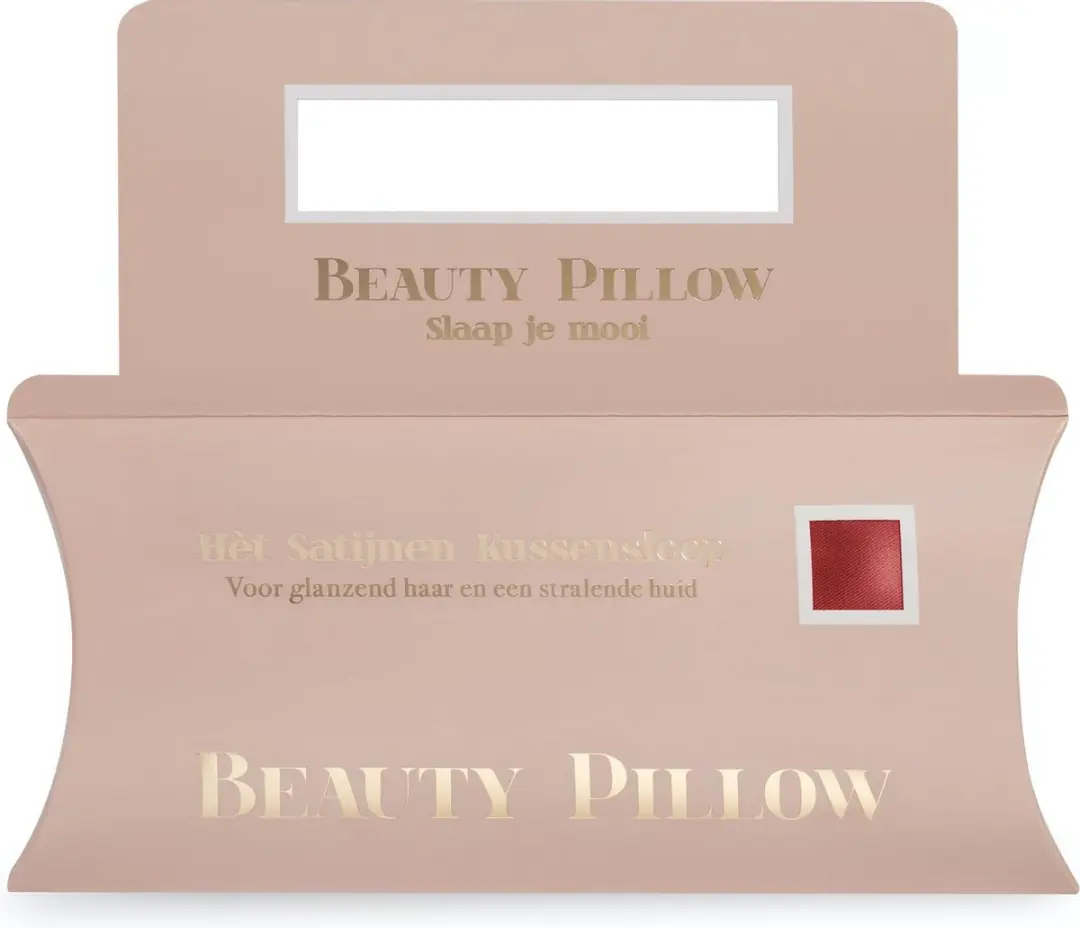 Beauty Pillow Satijnen Kussensloop 60x70cm - Red