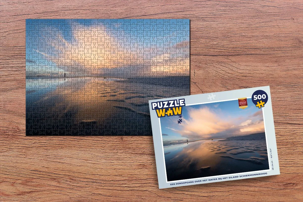 PuzzleWow Legpuzzel Schiermonnikoog Zonsopgang