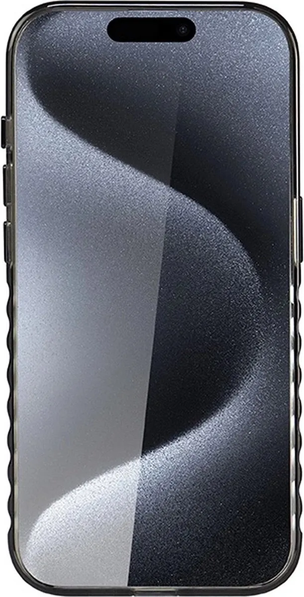 Audi IML Grille Pattern Back Case (MagSafe Compatible) - Geschikt voor Apple iPhone 15 Pro Max (6.7") - Zwart